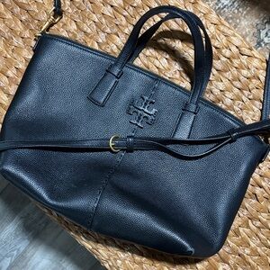 Tory Burch Black Leather Satchel